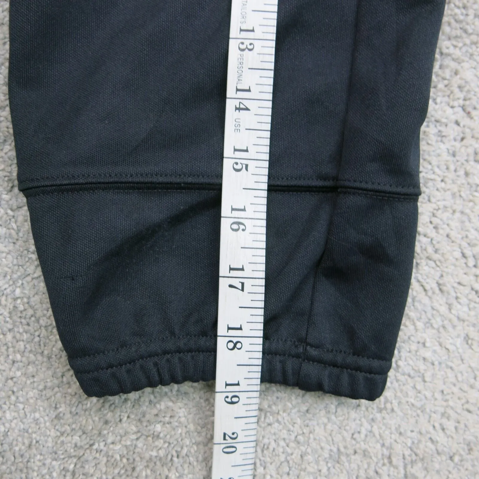 Adidas Women Activewear Capri Pant Elastic Waist High Rise Black Size Medium