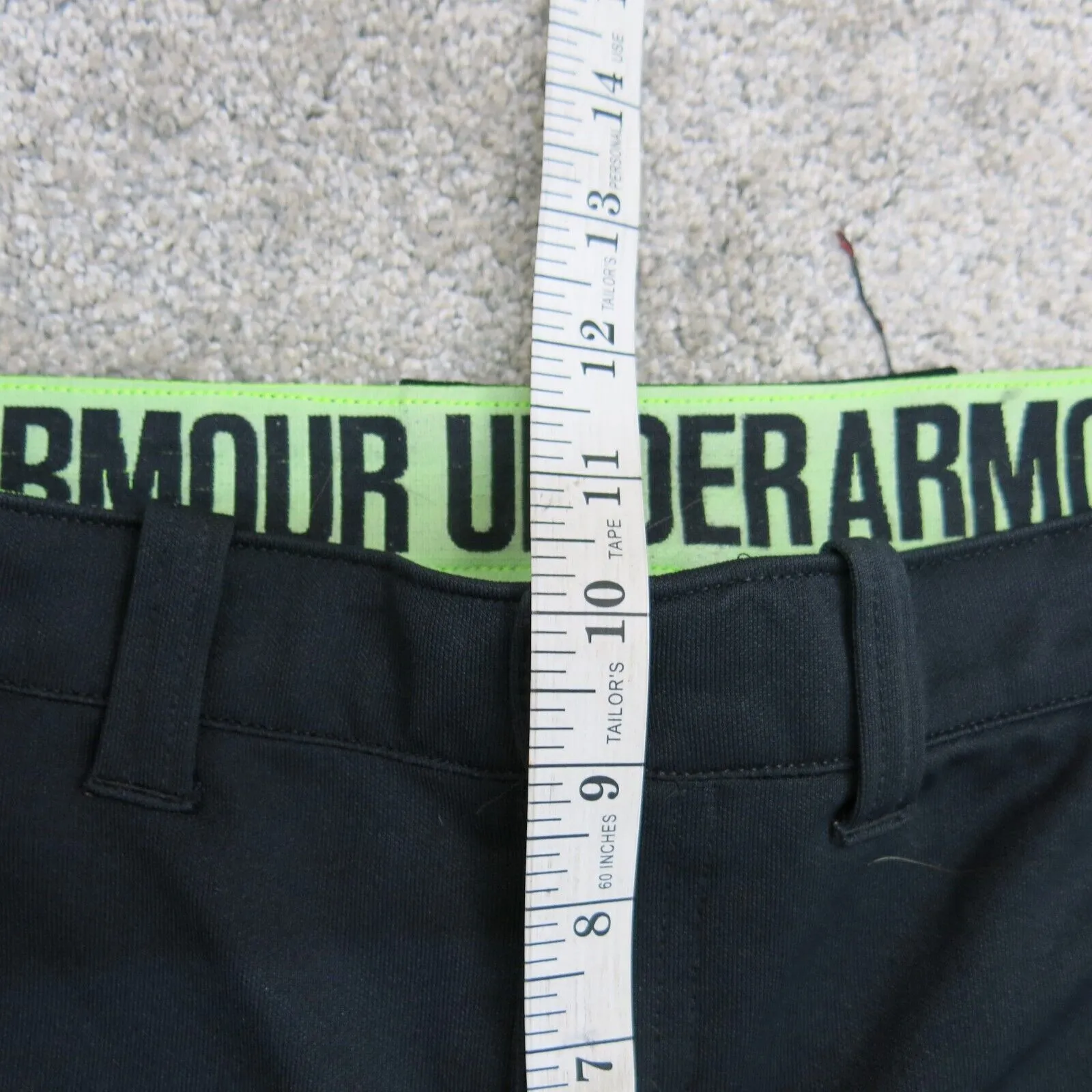 Adidas Women Activewear Capri Pant Elastic Waist High Rise Black Size Medium