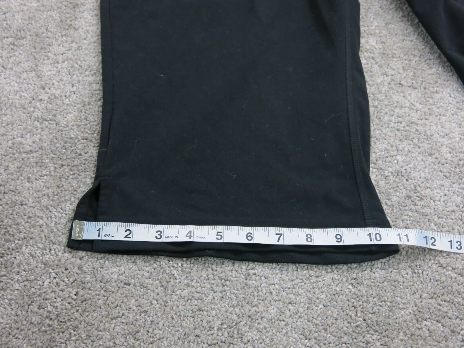 Adidas Womens Capri Leggings Pant Athletics Training Jogging Black Size Large