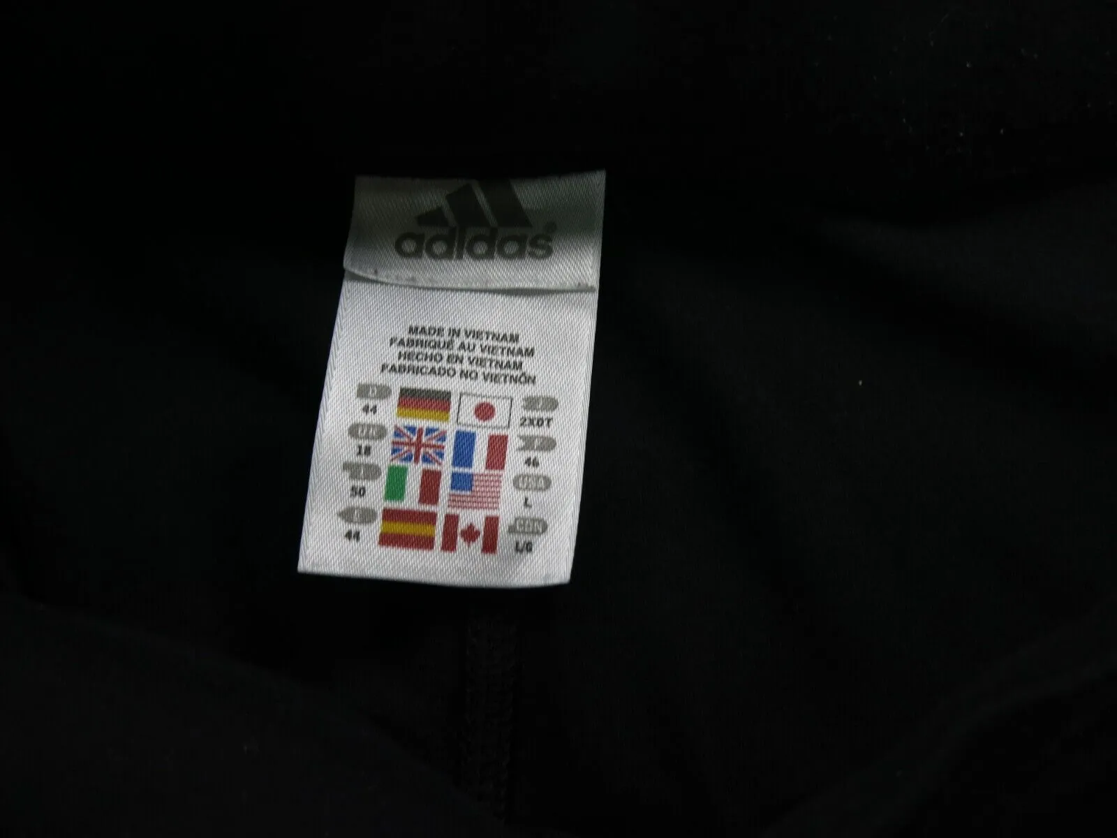 Adidas Womens Capri Leggings Pant Athletics Training Jogging Black Size Large