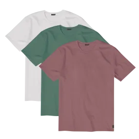 AGT Mens 3 Pack Cotton Tees HEW