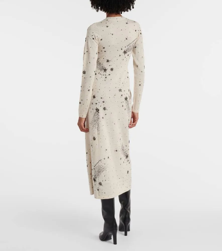Altuzarra Ellima printed wool and silk maxi dress
