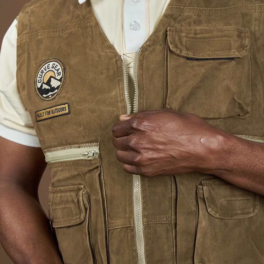 Anchor Utility Vest Brown