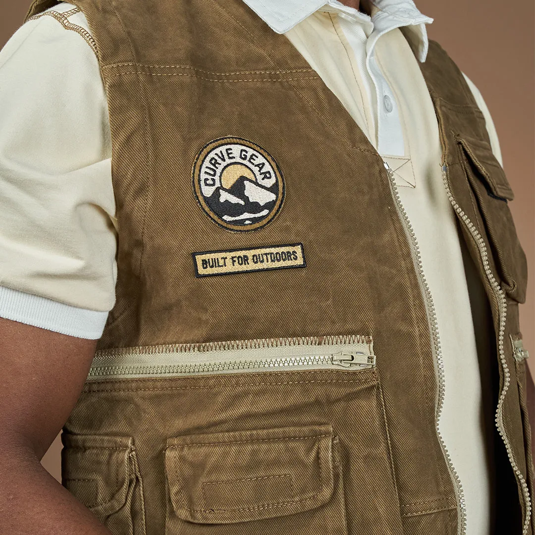 Anchor Utility Vest Brown