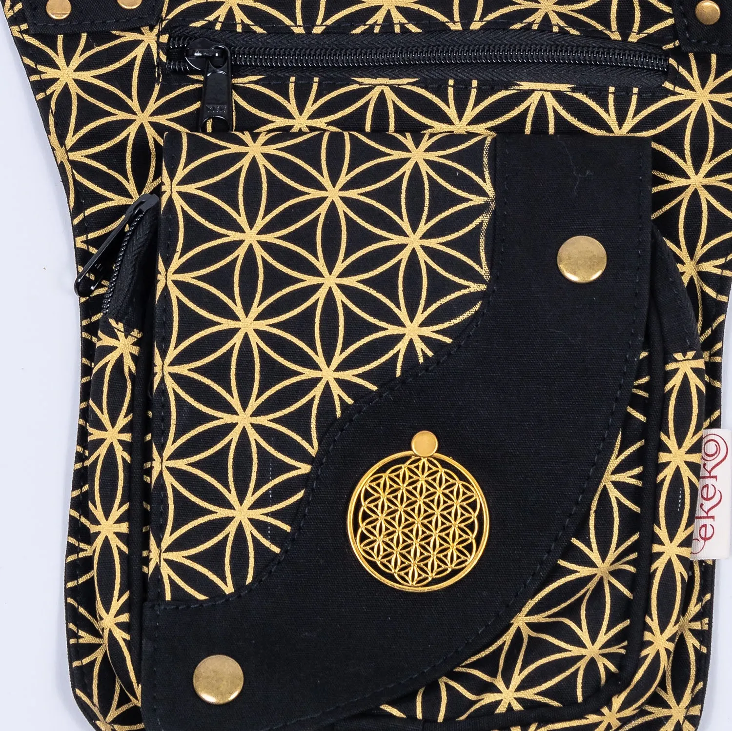 Aphrodite Hip Bag / Shoulder Bag - Flower of Life Print
