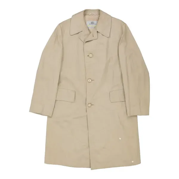 Aquascutum Trench Coat - Large Cream Cotton Blend