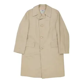 Aquascutum Trench Coat - Large Cream Cotton Blend