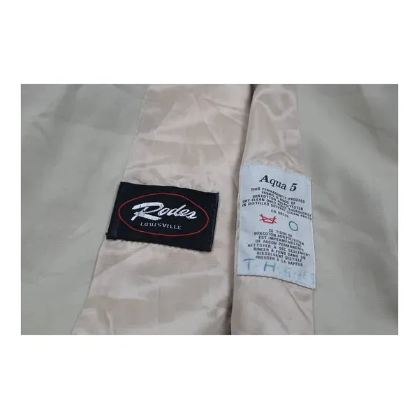 Aquascutum Trench Coat - Large Cream Cotton Blend