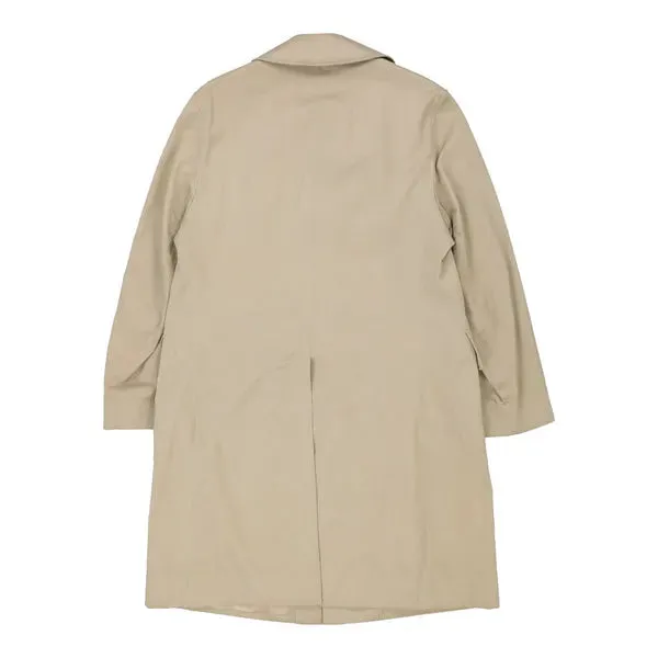 Aquascutum Trench Coat - Large Cream Cotton Blend