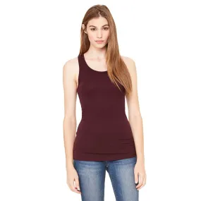 Bella   Canvas Women's Plum Sheer Mini Rib Racerback Tank