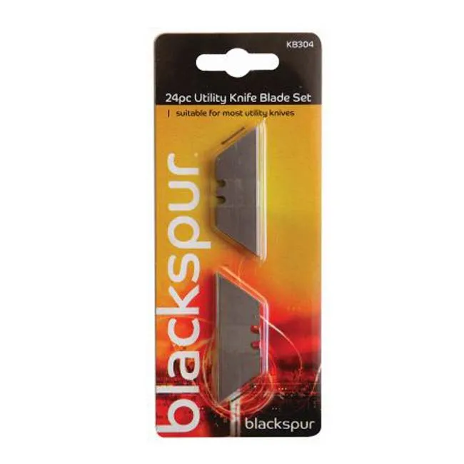 Blackspur Utility Knife Blade Set 24 piece