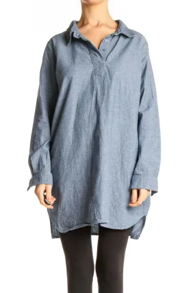 Blue All Day Wear Shirt