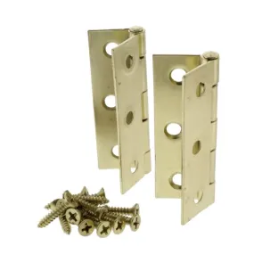 Brass Utility Hinge 3" 2 Pack