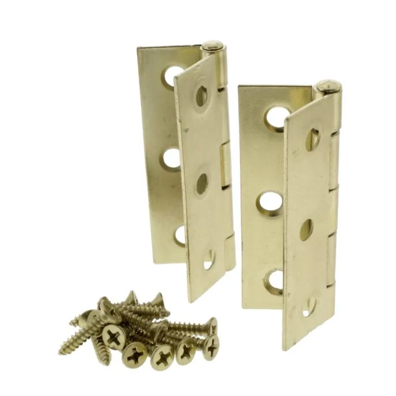 Brass Utility Hinge 3" 2 Pack
