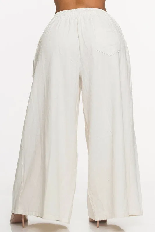 Cali Blanco Wide Jeans