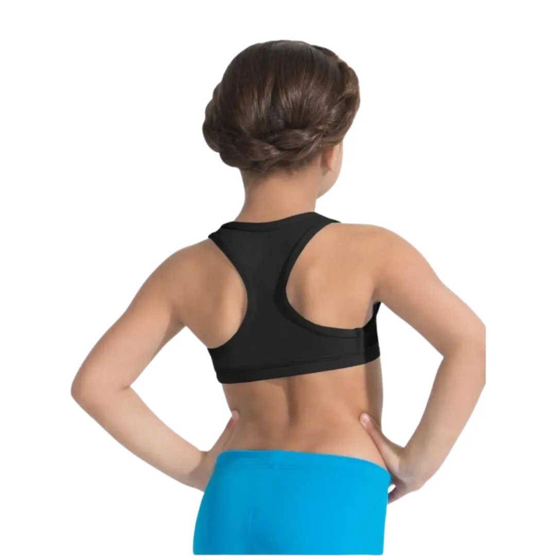 Capezio Children's Racerback Crop Top - Red