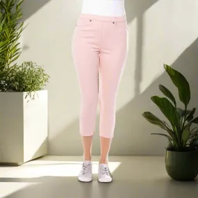 Capri Jeggings by Café Latte - Dusty Pink