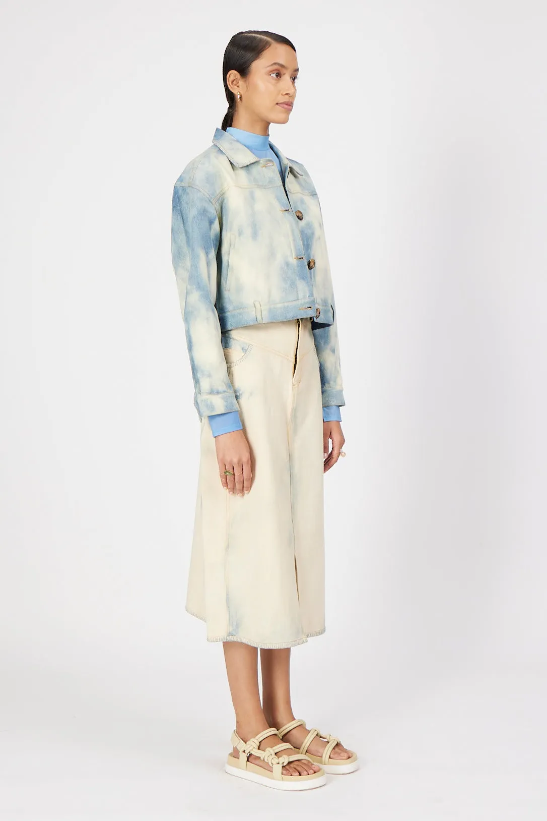 cloud midi skirt