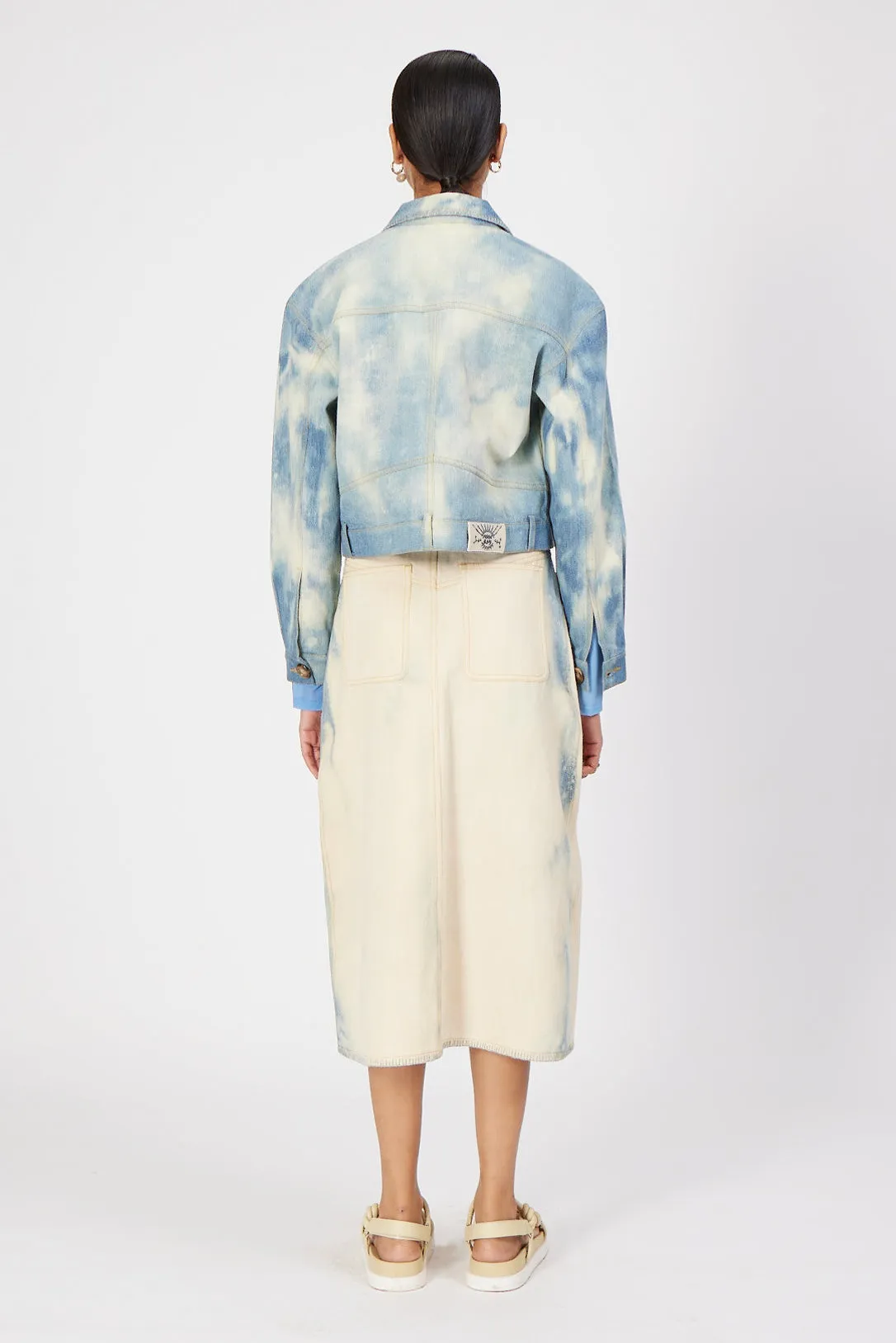 cloud midi skirt