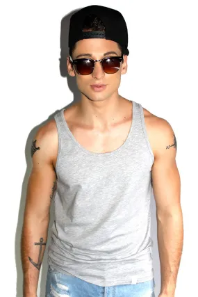 Core Racerback Tank-Grey