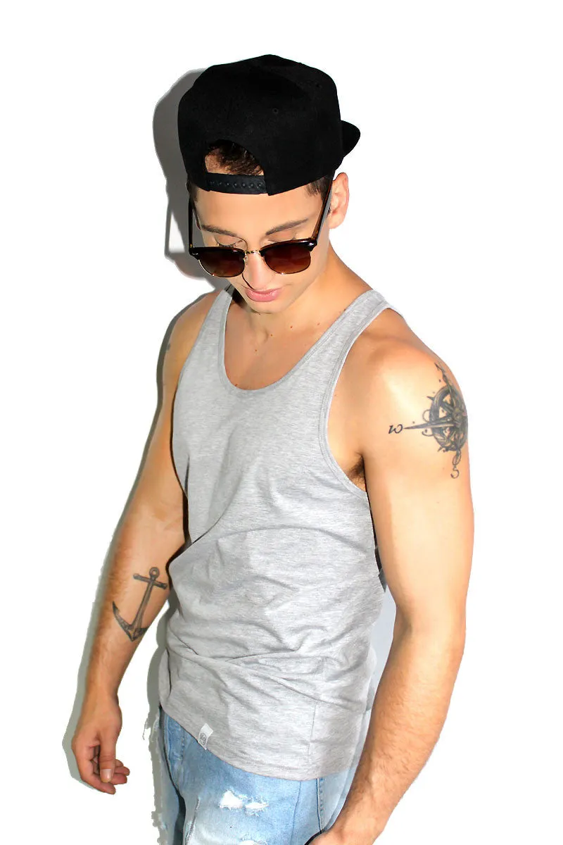 Core Racerback Tank-Grey