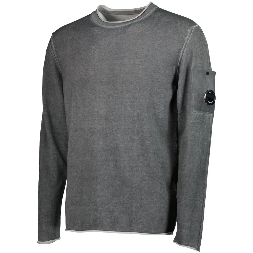 C.P. Crewneck Cotton Crepe Lens Knit