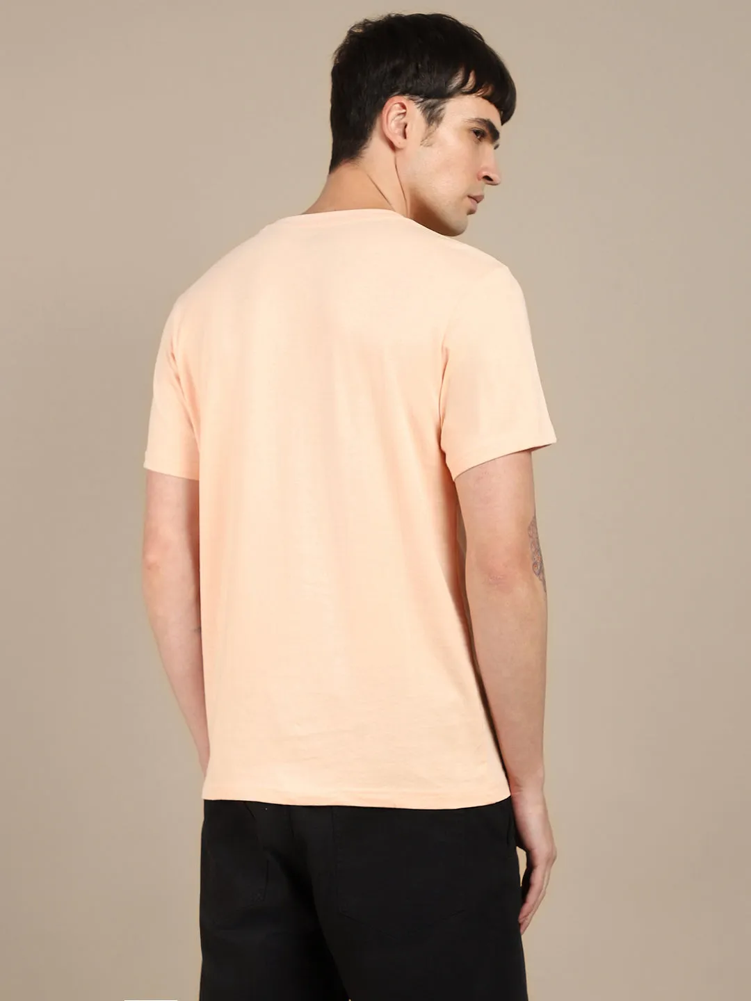 Dennis Lingo Floral Printed Slim Fit T-shirt