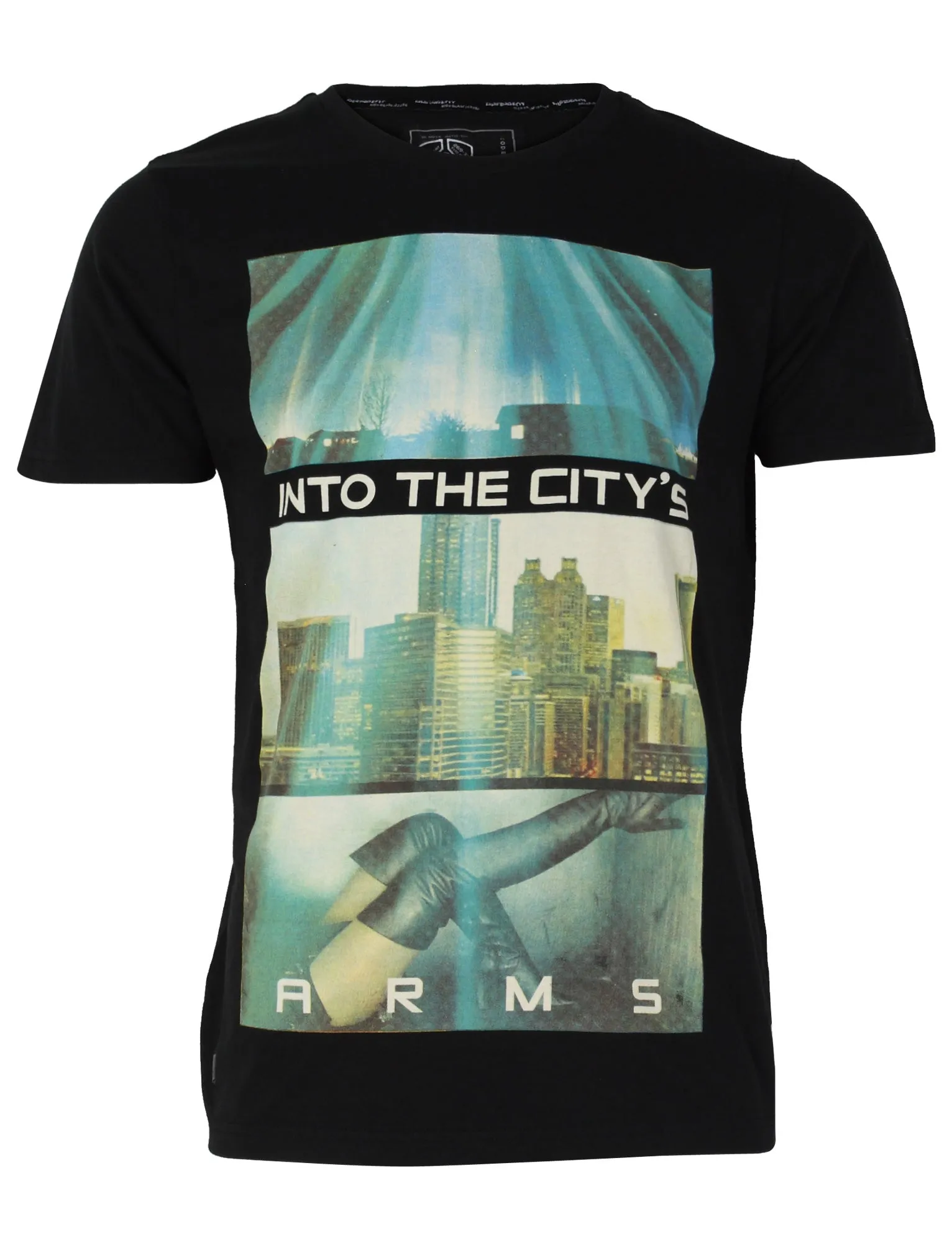 Dissident Into the city crew neck t-shirt in Black