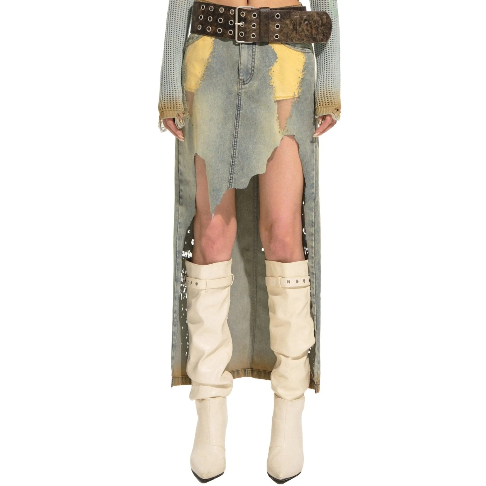 Doomsday Denim Skirt