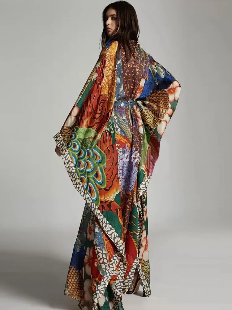 FashionSierra - Women Batwing Sleeve Maxi Dresses