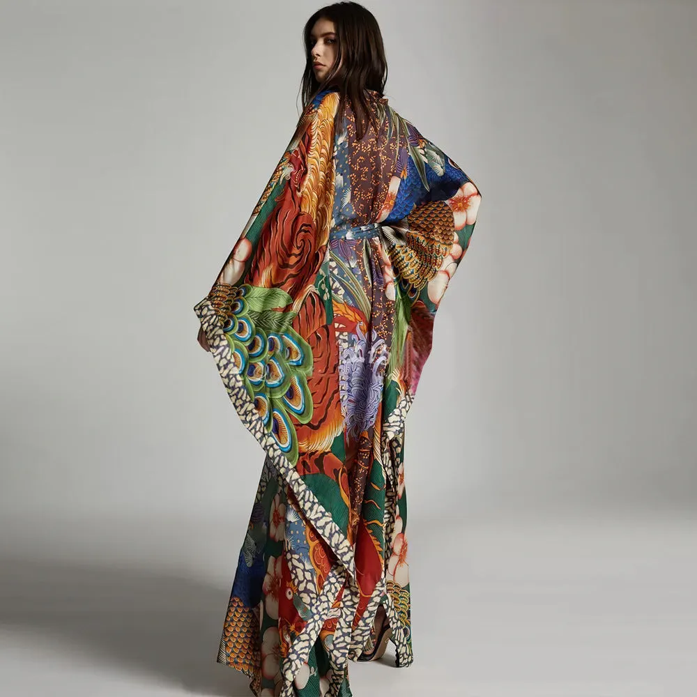 FashionSierra - Women Batwing Sleeve Maxi Dresses