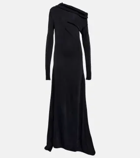 Ferragamo One-shoulder jersey gown