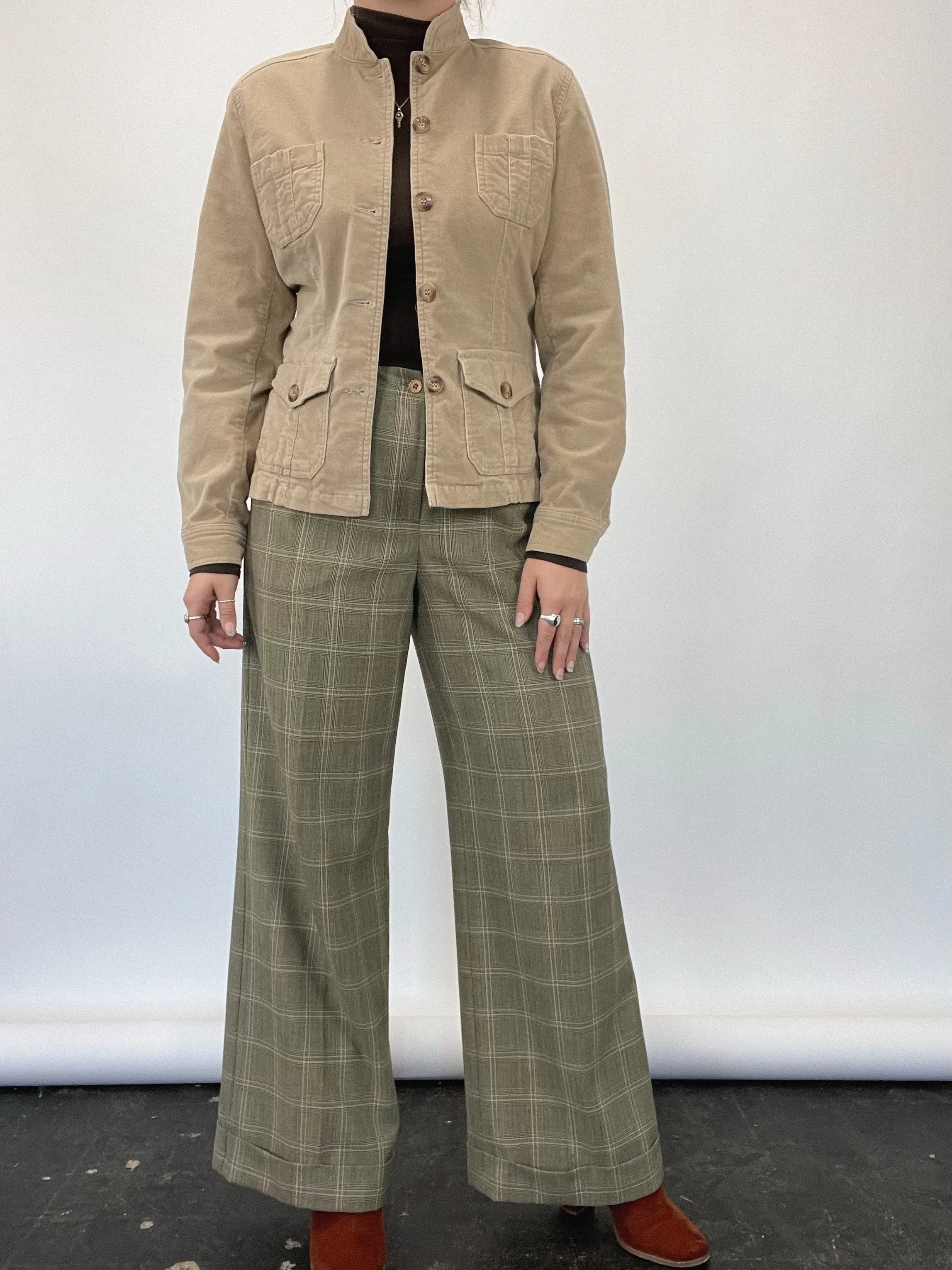 Fitted Corduroy Utility Jacket (M)