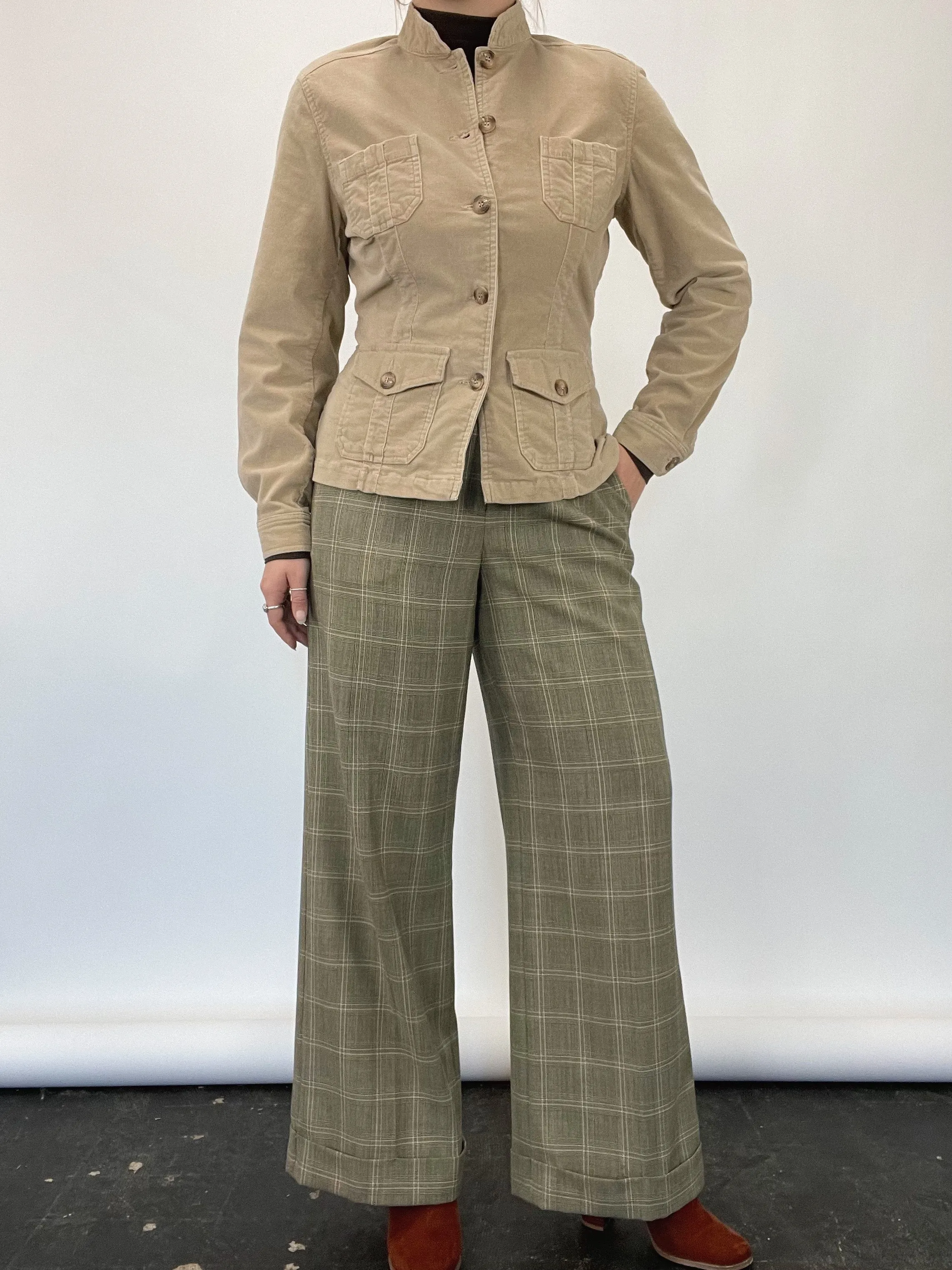 Fitted Corduroy Utility Jacket (M)