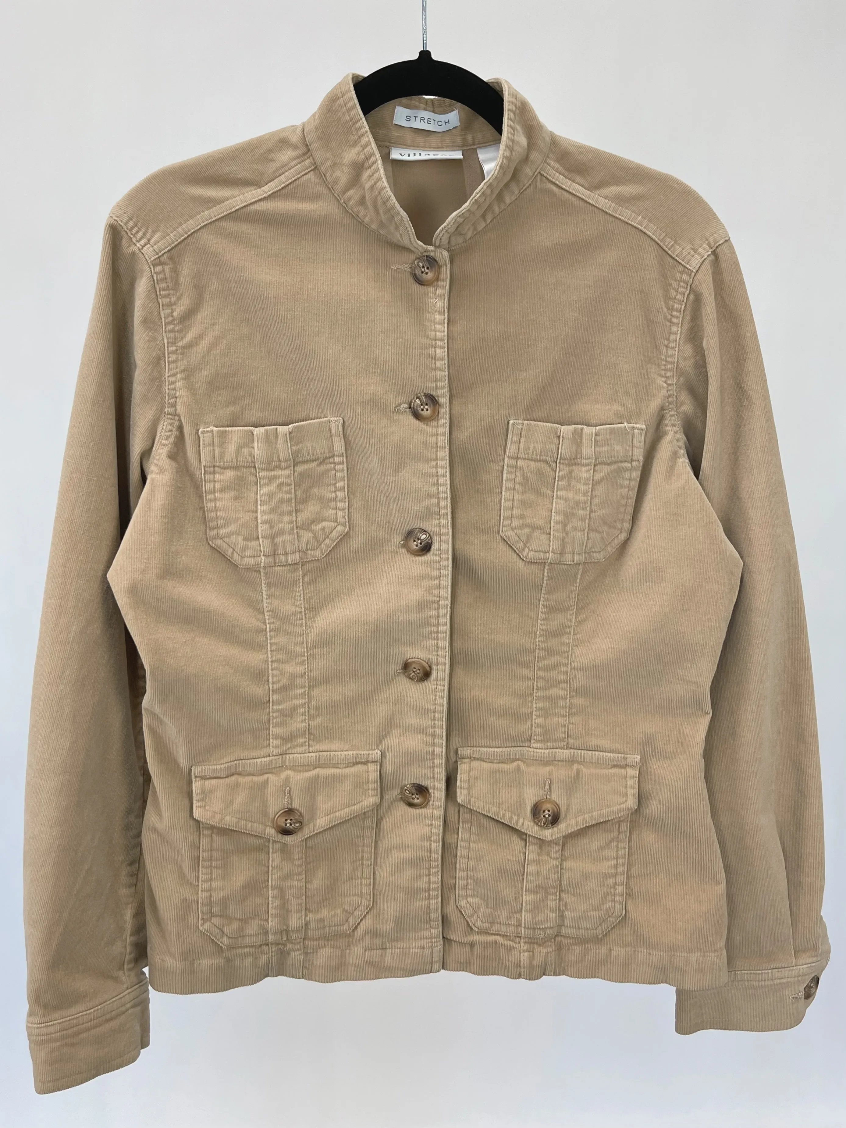 Fitted Corduroy Utility Jacket (M)