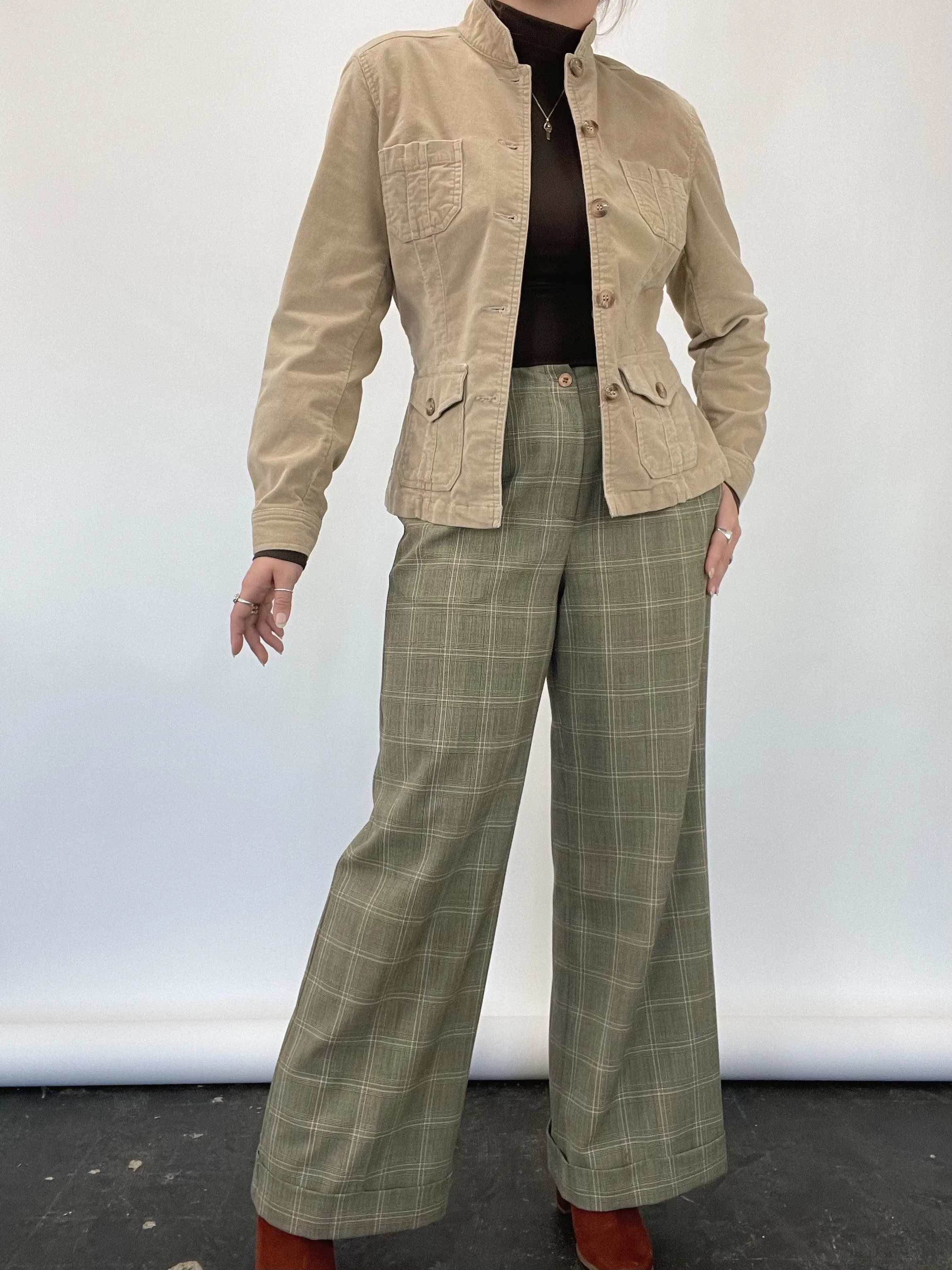 Fitted Corduroy Utility Jacket (M)