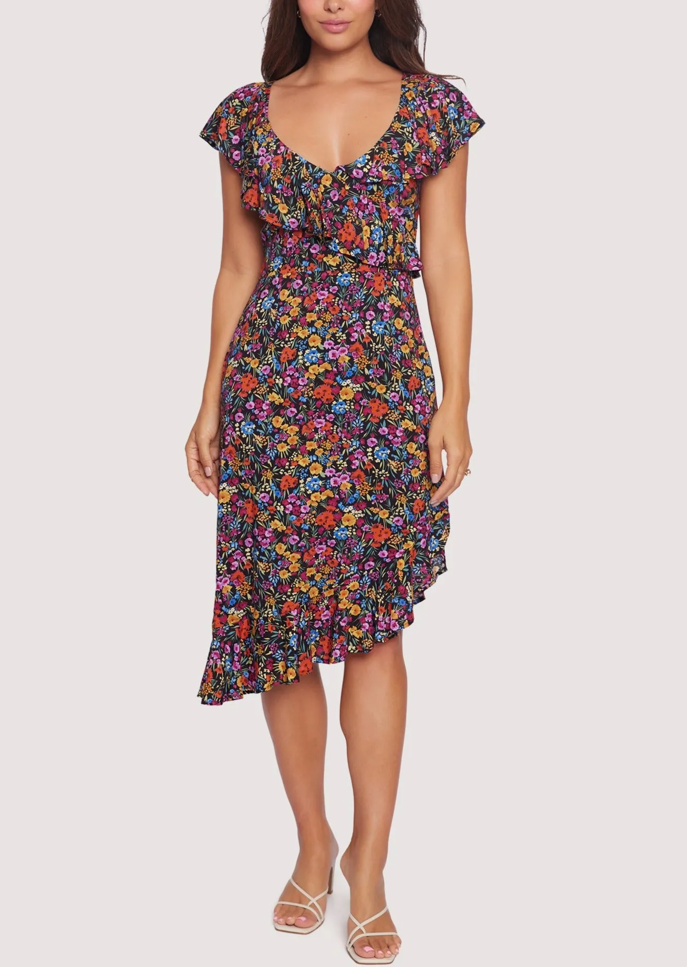 Flora Garden Midi Dress