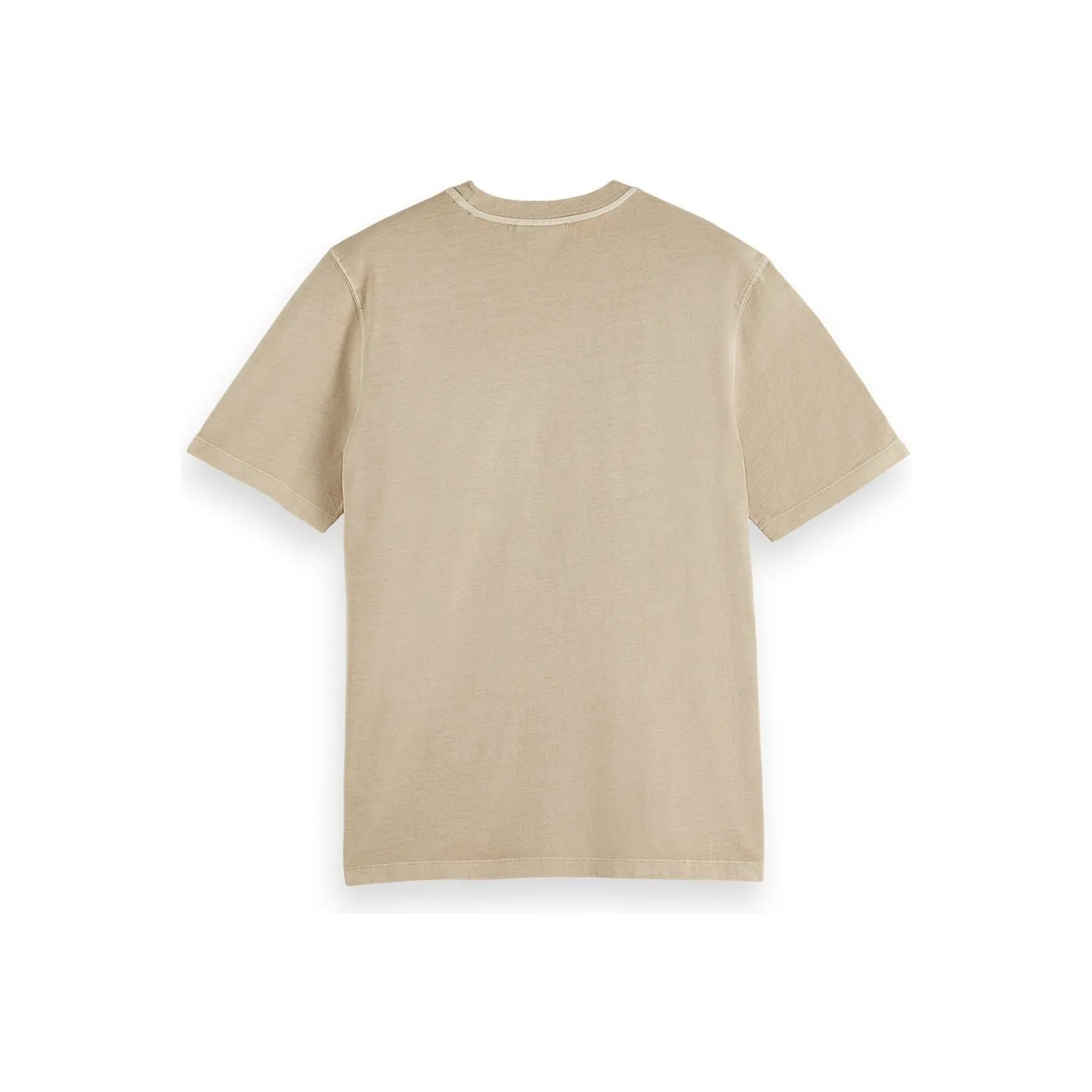 Garment Dyed Logo Crew Neck Tee