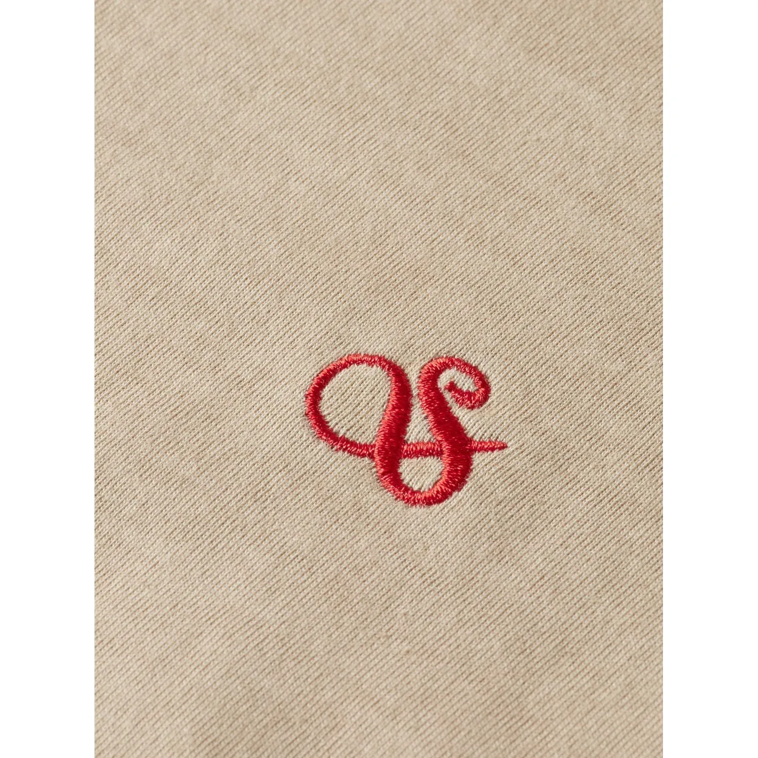Garment Dyed Logo Crew Neck Tee