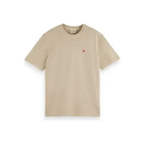 Garment Dyed Logo Crew Neck Tee