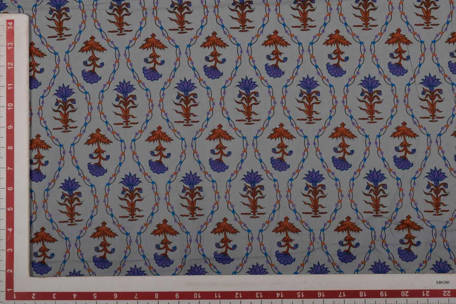 Grey Cotton Cambric Fabric