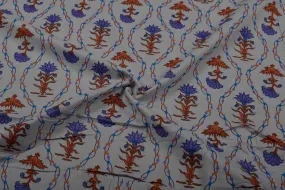 Grey Cotton Cambric Fabric