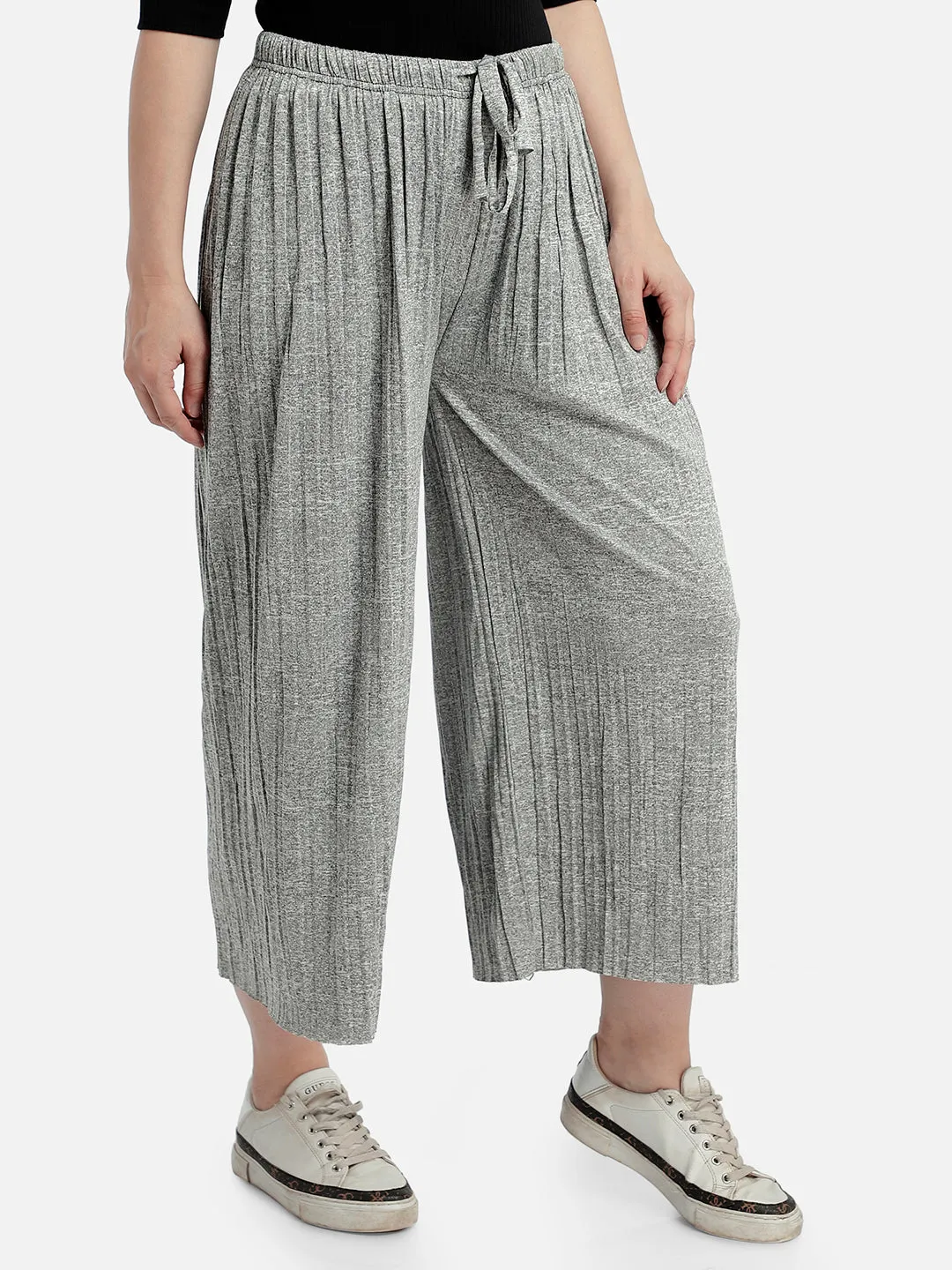 Grey palazzo pant