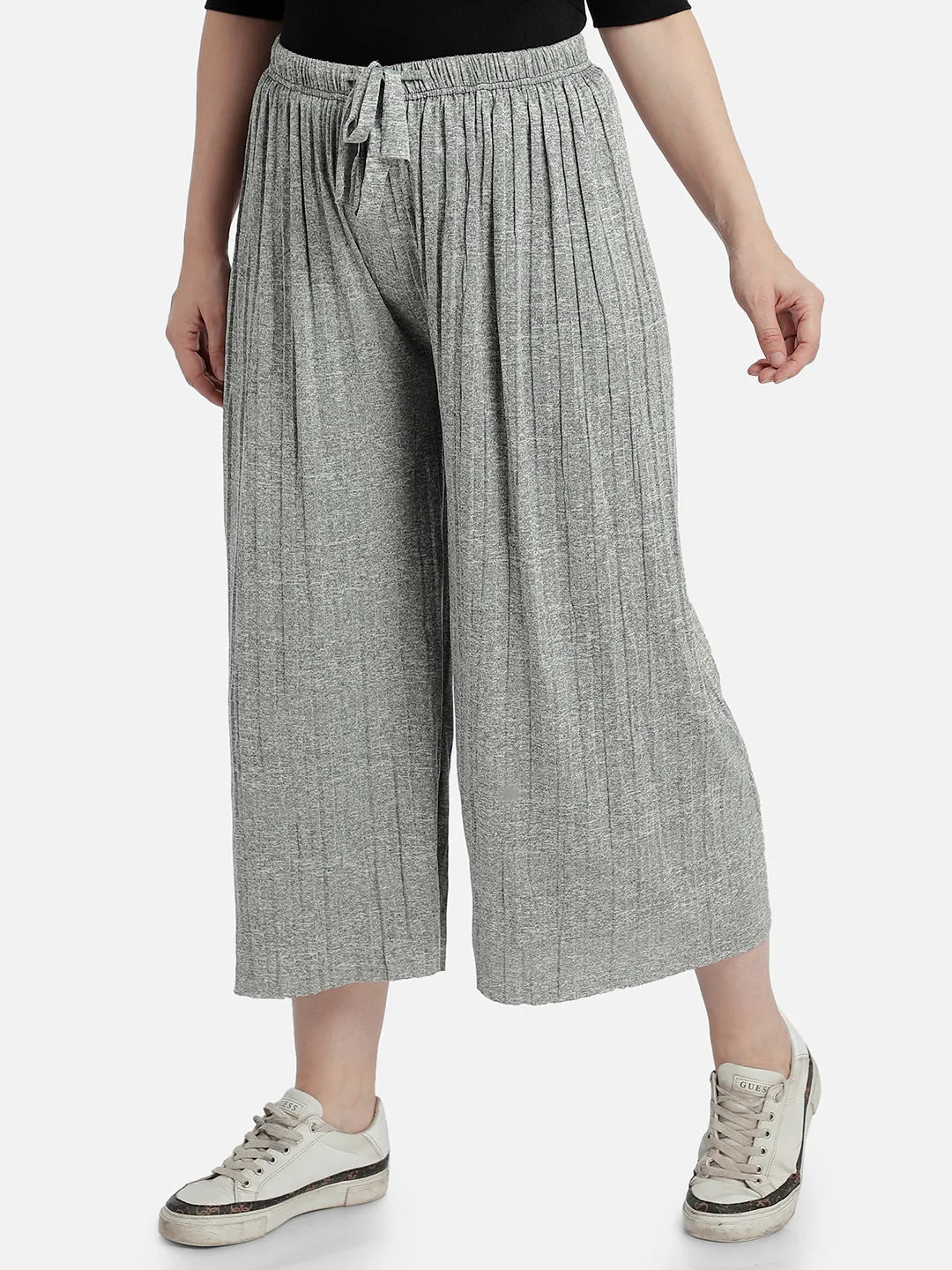 Grey palazzo pant