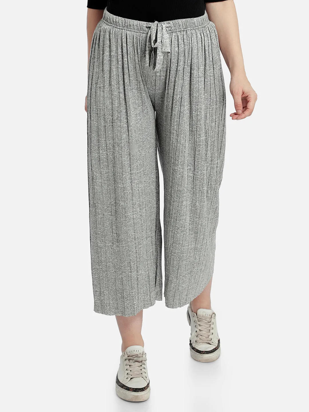 Grey palazzo pant