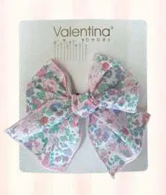 Hair Bow Capri Pink