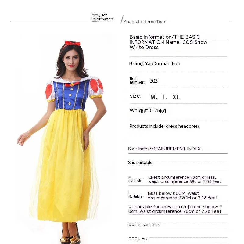 Halloween Costume Princess Dress Party Stage Wear