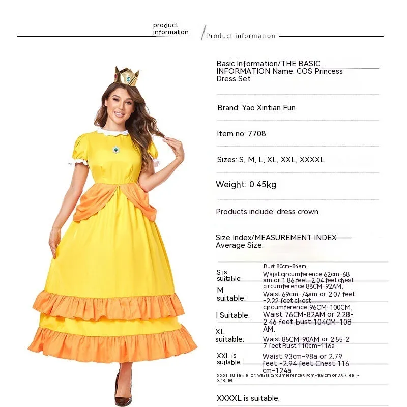 Halloween Costume Princess Dress Party Stage Wear