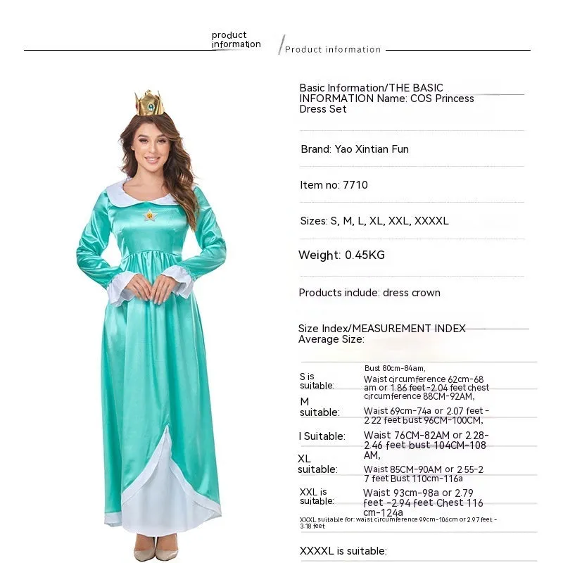 Halloween Costume Princess Dress Party Stage Wear