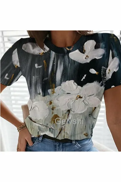 Hot Summer Blouses Oil Painting T